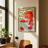 Strawberries In A Checkered Bowl by Susan Black - Kuriosis Fine Art GmbH