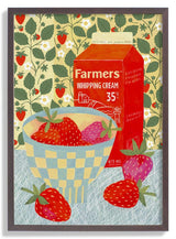 Strawberries In A Checkered Bowl by Susan Black - Kuriosis Fine Art GmbH