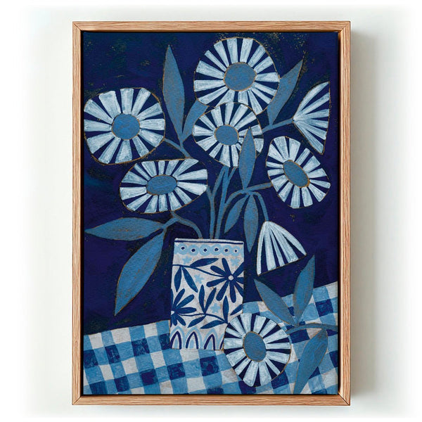 Stylized Flowers In A Decorative Vase de Susan Black