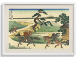 Sumidagawa sekiya no sato by Katsushika Hokusai - Kuriosis Fine Art GmbH