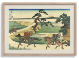 Sumidagawa sekiya no sato by Katsushika Hokusai - Kuriosis Fine Art GmbH