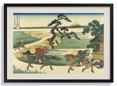 Sumidagawa sekiya no sato by Katsushika Hokusai - Kuriosis Fine Art GmbH