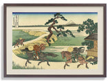 Sumidagawa sekiya no sato by Katsushika Hokusai - Kuriosis Fine Art GmbH