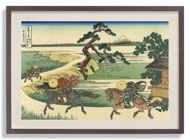 Sumidagawa sekiya no sato by Katsushika Hokusai - Kuriosis Fine Art GmbH