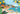 Sunny Lemon Coastal Town by Caroline Bonne Muller - Kuriosis Fine Art GmbH