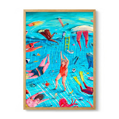 Surreal Pool Fun by Natascha Baumgartner