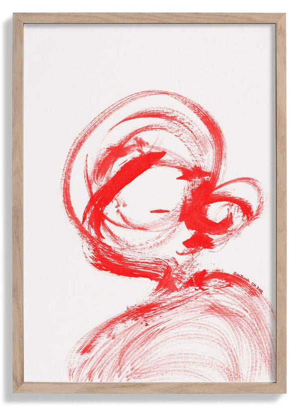 Swirling Red Essence di Santhosh ch