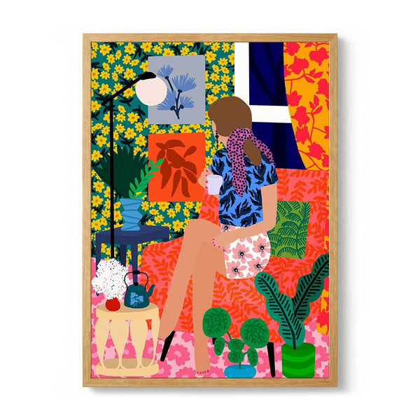 Tea time girl von Rafaela Mascaro