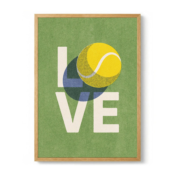 Tennis Love Court by Daniel Coulmann