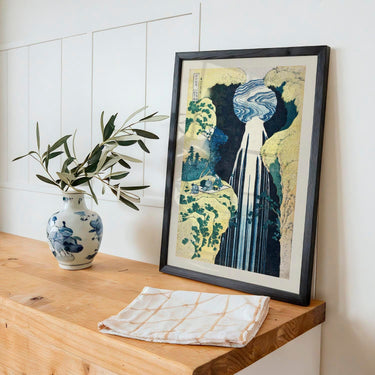 The Amida Falls in the Far Reaches of the Kisokaidō Road by Katsushika Hokusai - Kuriosis Fine Art GmbH