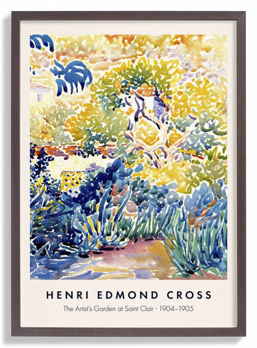 Der Künstlergarten in Saint Clair von Henri Edmond Cross – Kuriosis Fine Art GmbH