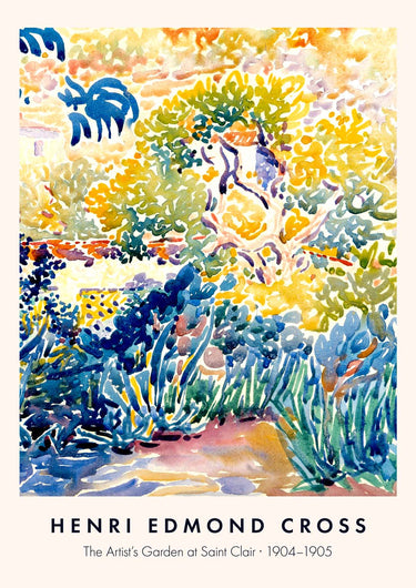 Der Künstlergarten in Saint Clair von Henri Edmond Cross – Kuriosis Fine Art GmbH