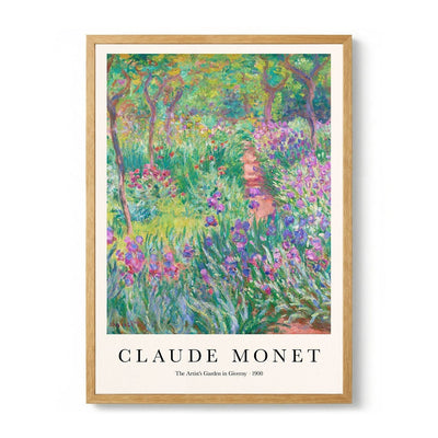 The Artist's Garden in Giverny von Claude Monet