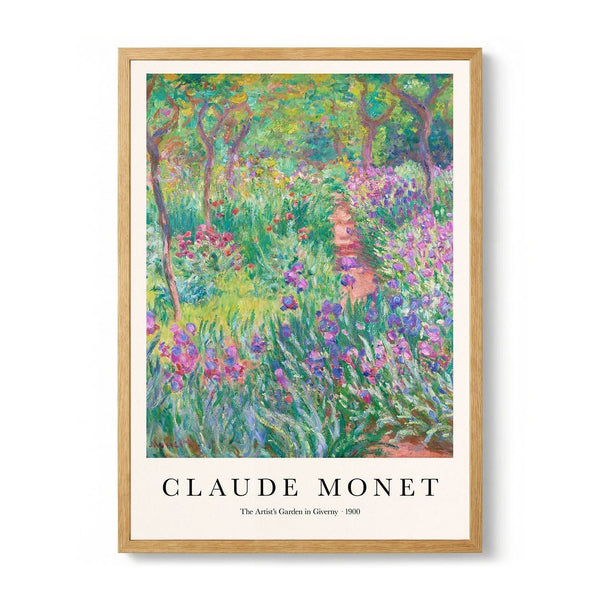 The Artist's Garden in Giverny von Claude Monet