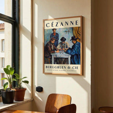 Die Kartenspieler Kunstausstellung von Paul Cézanne – Kuriosis Fine Art GmbH