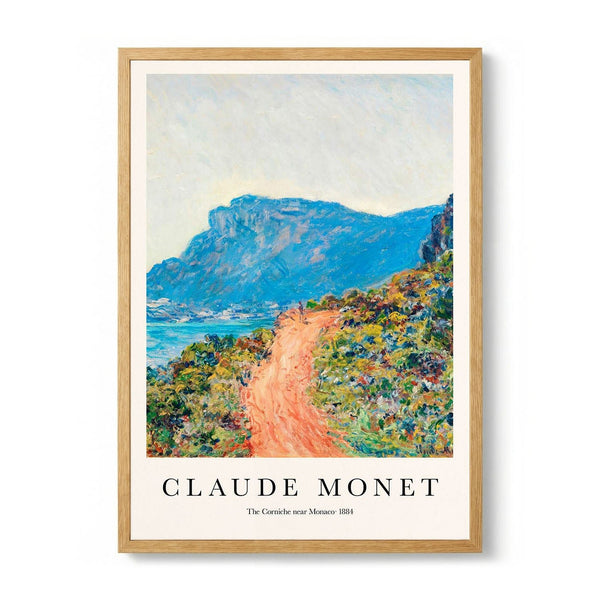 The Corniche near Monaco von Claude Monet