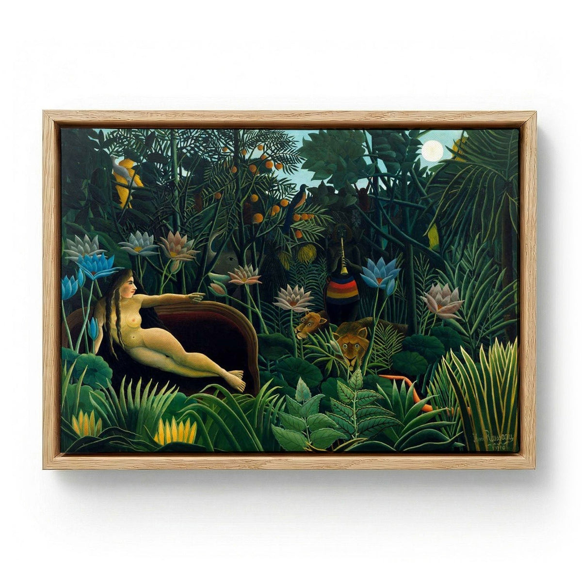 The Dream by Rousseau Art Print - S - 30 x 40cm