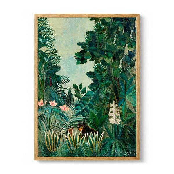 The Equatorial Jungle par Rousseau Art Print