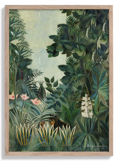 The Equatorial Jungle by Rousseau Art Print