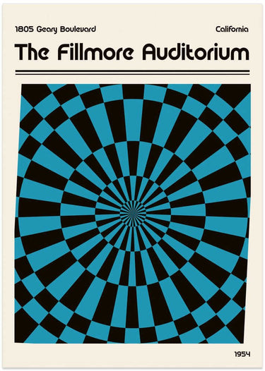 The Fillmore Poster by Retrodrome - Kuriosis Fine Art GmbH
