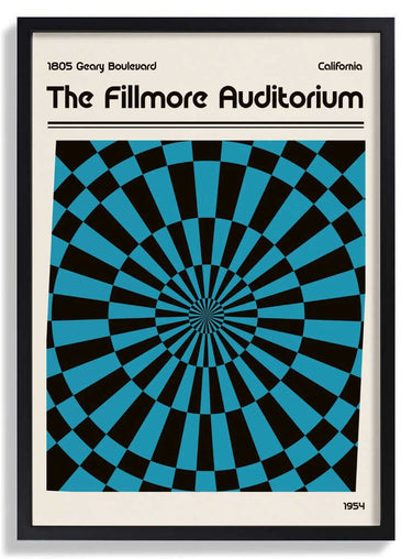 The Fillmore Poster by Retrodrome - Kuriosis Fine Art GmbH