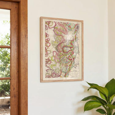 The Meandering Mississippi by Harold Fisk; Plate 22, Sheet 11 - Kuriosis Fine Art GmbH