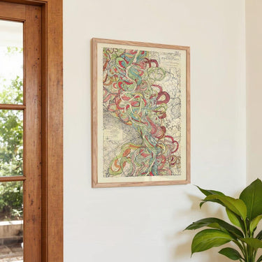 The Meandering Mississippi by Harold Fisk; Plate 22, Sheet 6 - Kuriosis Fine Art GmbH