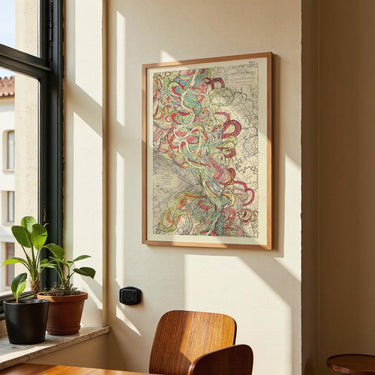 The Meandering Mississippi by Harold Fisk; Plate 22, Sheet 6 - Kuriosis Fine Art GmbH