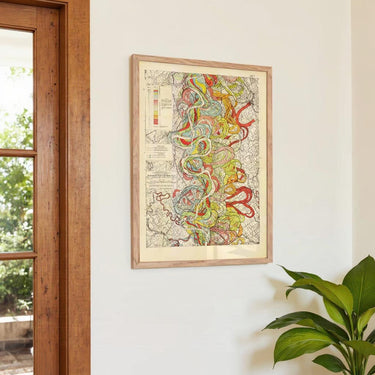 The Meandering Mississippi by Harold Fisk; Plate 22, Sheet 7 - Kuriosis Fine Art GmbH