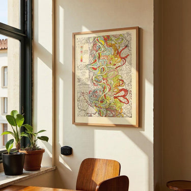 The Meandering Mississippi by Harold Fisk; Plate 22, Sheet 7 - Kuriosis Fine Art GmbH