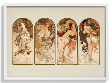 The Seasons by Alphonse Mucha - Kuriosis Fine Art GmbH
