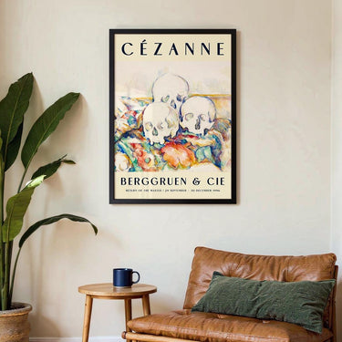 Die Drei Schädel Kunstausstellung von Paul Cézanne – Kuriosis Fine Art GmbH
