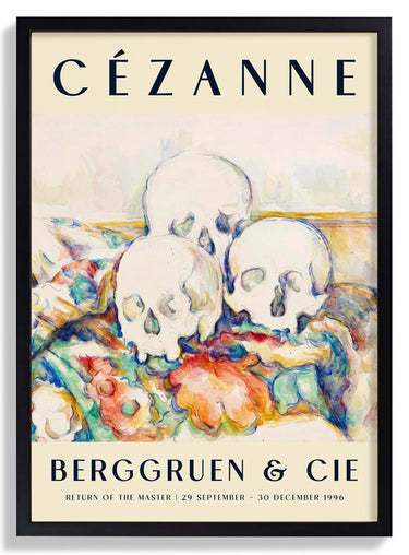 Die Drei Schädel Kunstausstellung von Paul Cézanne – Kuriosis Fine Art GmbH