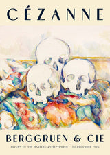 Die Drei Schädel Kunstausstellung von Paul Cézanne – Kuriosis Fine Art GmbH