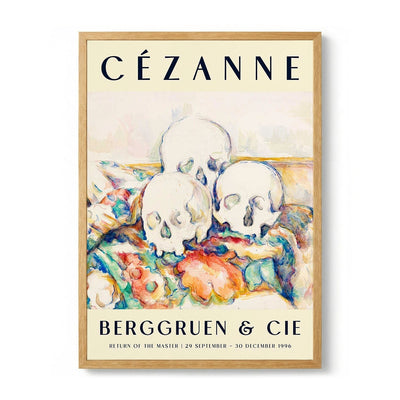 The Three Skulls Art Exhibition By Paul Cézanne