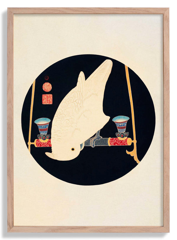 The White Macaw by Ito Jakuchu