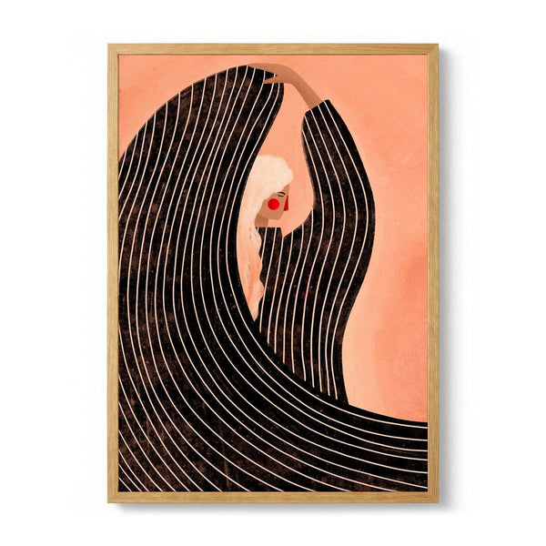 The Woman With the Black Dress by Bea Müller - Kuriosis Fine Art GmbH