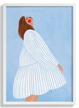 The Woman With the Blue Stripes by Bea Müller - Kuriosis Fine Art GmbH