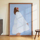 The Woman With the Blue Stripes by Bea Müller - Kuriosis Fine Art GmbH