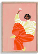 The Woman With The Glass of Wine by Bea Müller - Kuriosis Fine Art GmbH