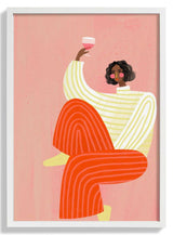 The Woman With The Glass of Wine by Bea Müller - Kuriosis Fine Art GmbH