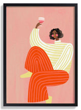 The Woman With The Glass of Wine by Bea Müller - Kuriosis Fine Art GmbH