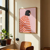 The Woman With the Orange Stripes by Bea Müller - Kuriosis Fine Art GmbH