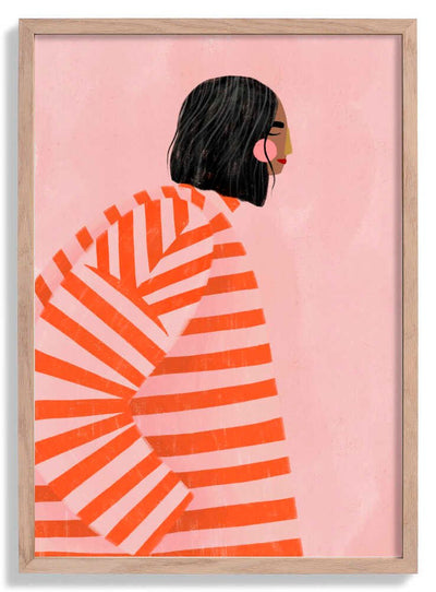 The Woman With the Orange Stripes door Bea Müller