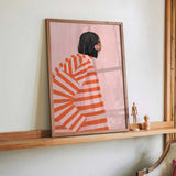 The Woman With the Orange Stripes by Bea Müller - Kuriosis Fine Art GmbH
