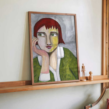 Thinking Lady by Sharyn Bursic - Kuriosis Fine Art GmbH