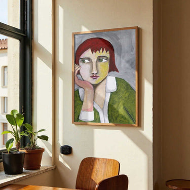 Thinking Lady by Sharyn Bursic - Kuriosis Fine Art GmbH