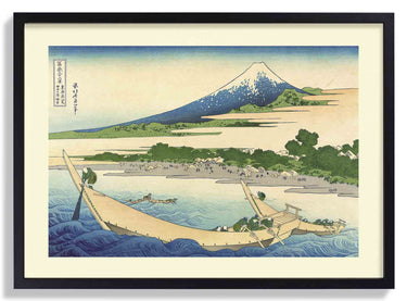 Tōkaidō ejiri tago no ura ryakuzu by Katsushika Hokusai - Kuriosis Fine Art GmbH