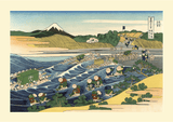 Tōkaidō kanaya no fuji by Katsushika Hokusai - Kuriosis Fine Art GmbH