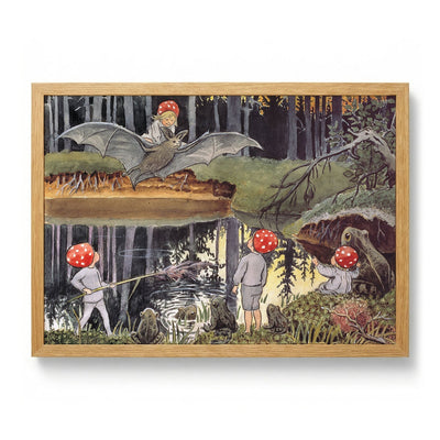 Tomtebobarnen Fladdermusen de Elsa Beskow